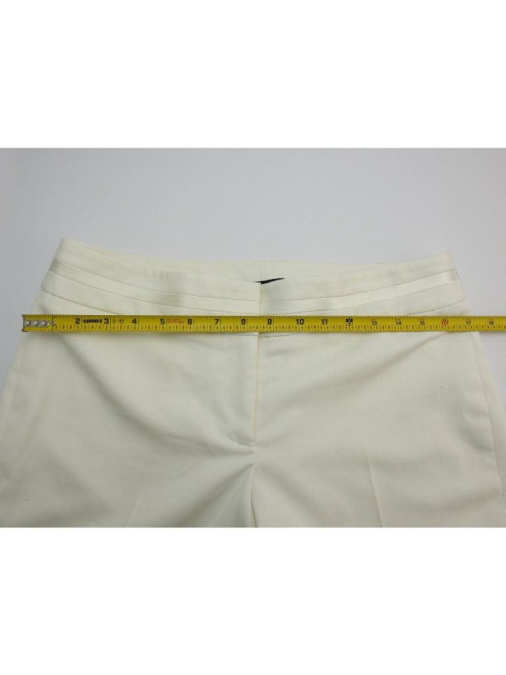 White House Black Market Legacy Modern Boot Pants Women's 8R Ivory Career Stret - Picture 6 of 8